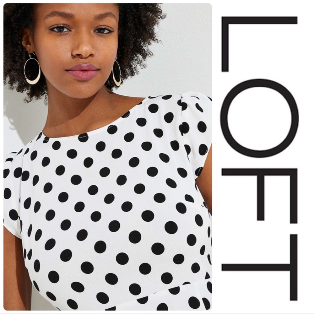 Loft Midi Dress. Petite - Picture 4 of 5